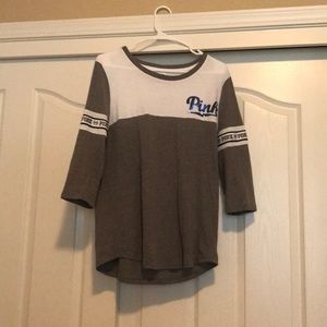 Victoria’s Secret PINK 3 quarter sleeve t-shirt